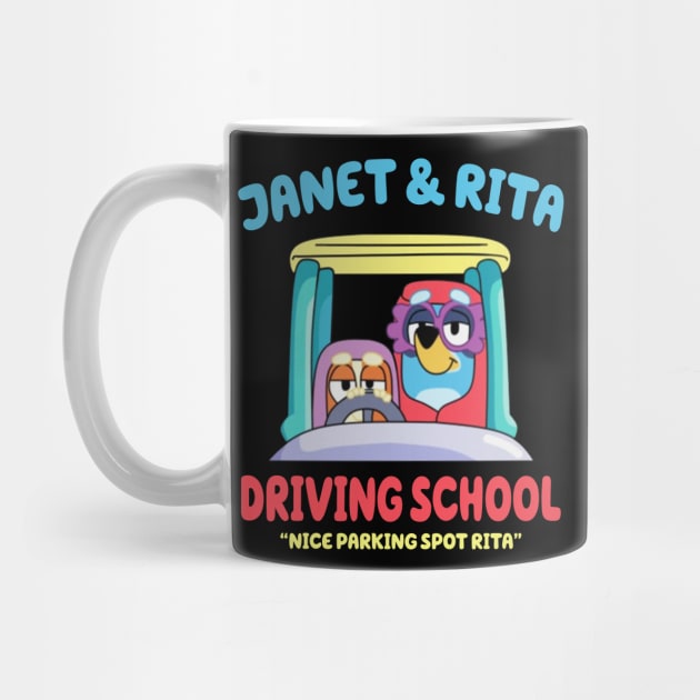 Janet And Rita Driving School by Quikerart